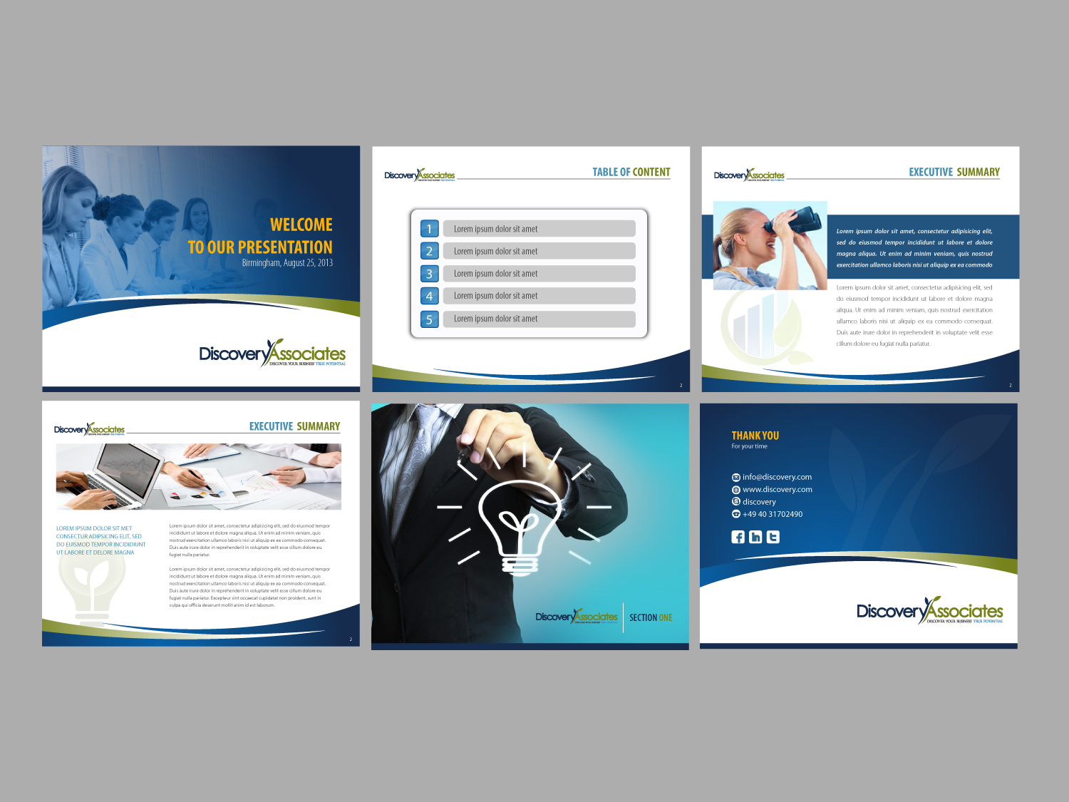PowerPoint Design by Nila for Discovery Associates, LLC | Design #3852168