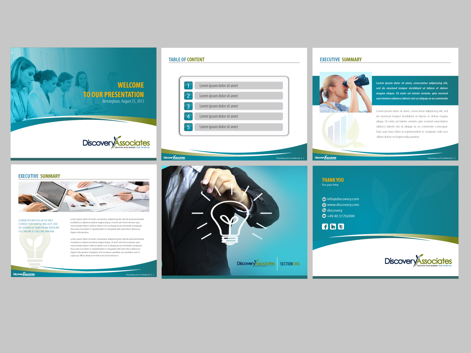 PowerPoint Design by Nila for Discovery Associates, LLC | Design #3866368