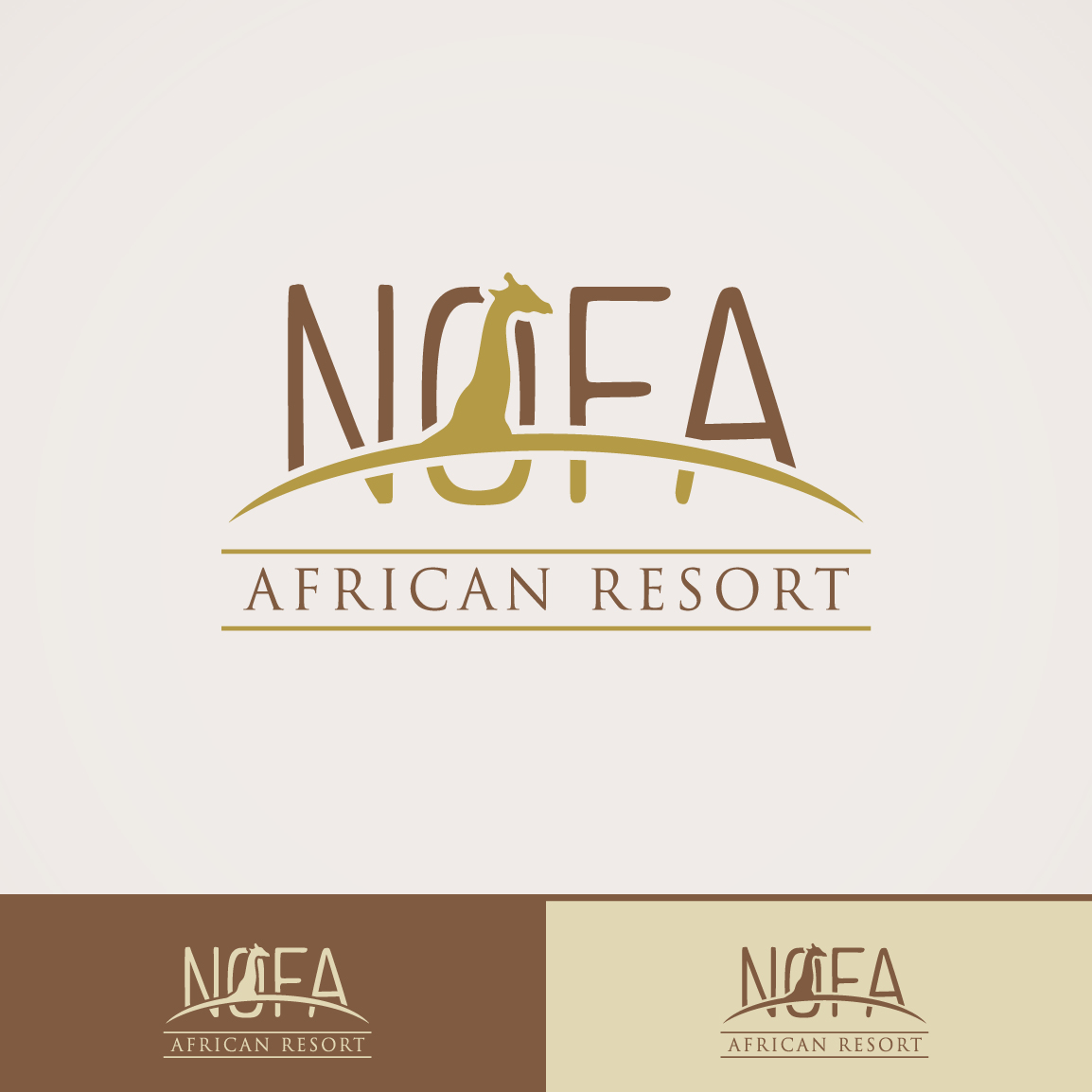 Logo Design by Fanol Ademi for Nofa Resorts | Design: #3758692