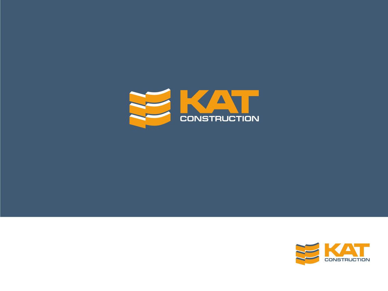 Logo Design by Atvento Graphics for KAT Construction | Design #3846913