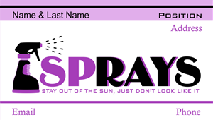 Diseño Gráfico por Vicky Latorre para Spray Rays | Diseño: #3835022