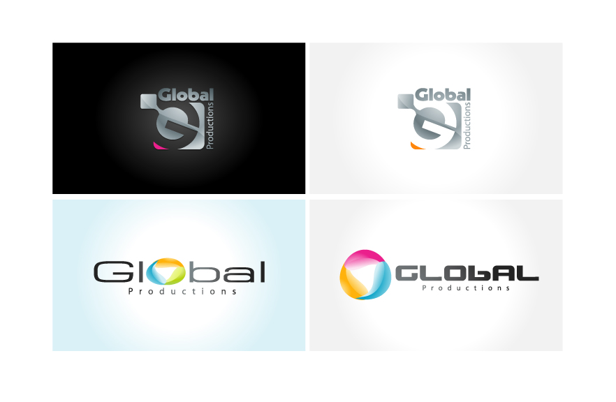 Logo Design by colour splash for Global Productions | Design: #1009160