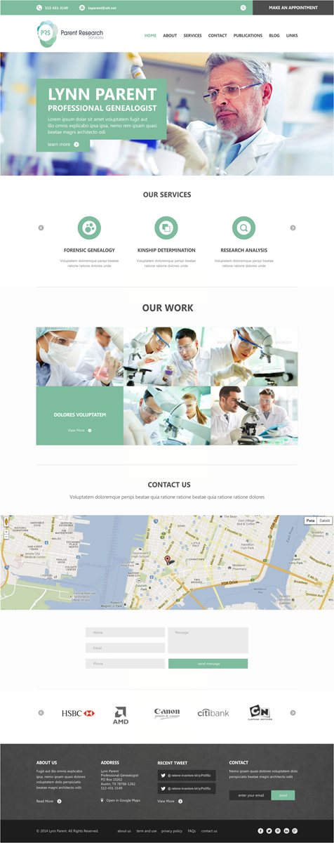 Web Design by Silverfox Studio for this project | Design #3815069
