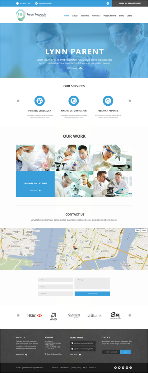Web Design by Silverfox Studio for this project | Design #3815105
