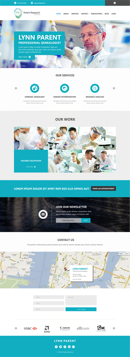 Web Design by Silverfox Studio for this project | Design #3815121
