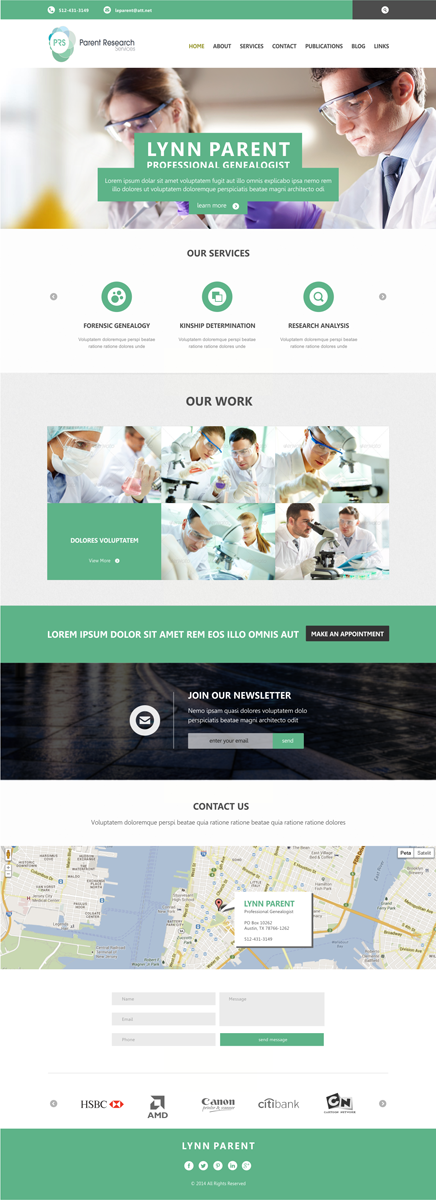 Web Design by Silverfox Studio for this project | Design #3815122