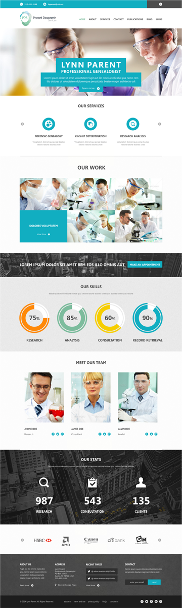 Web Design by Silverfox Studio for this project | Design #3816365