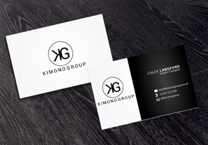 Logo- und Visitenkarten-Design von ChloeLouiseLangford für Kimono Group | Design #3810077
