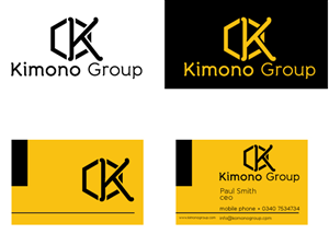 Logo- und Visitenkarten-Design von OUT of BOX.d für Kimono Group | Design #3809529