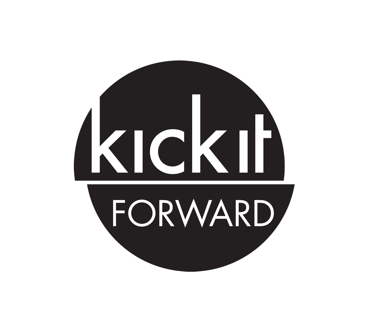 Logo Design by Halfull Media for Kick it Forward | Design #3768399