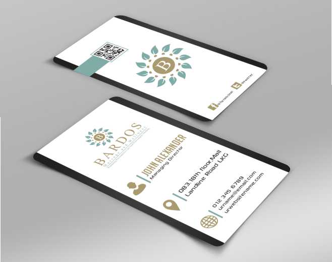 Design de Carte de Visite par AwsomeD pour Bardos Massage and Wellness | Design #3757106