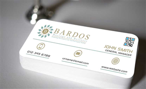 Design de Carte de Visite par AwsomeD pour Bardos Massage and Wellness | Design : #3757107
