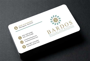 Design de Carte de Visite par AwsomeD pour Bardos Massage and Wellness | Design : #3757108