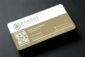 Design de Carte de Visite par AwsomeD pour Bardos Massage and Wellness | Design : #3757110