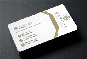 Design de Carte de Visite par AwsomeD pour Bardos Massage and Wellness | Design : #3757111