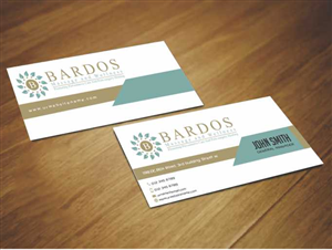 Design de Carte de Visite par AwsomeD pour Bardos Massage and Wellness | Design : #3757124