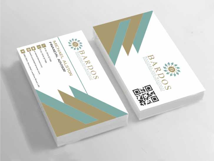 Visitenkarten-Design von AwsomeD für Bardos Massage and Wellness | Design #3757126