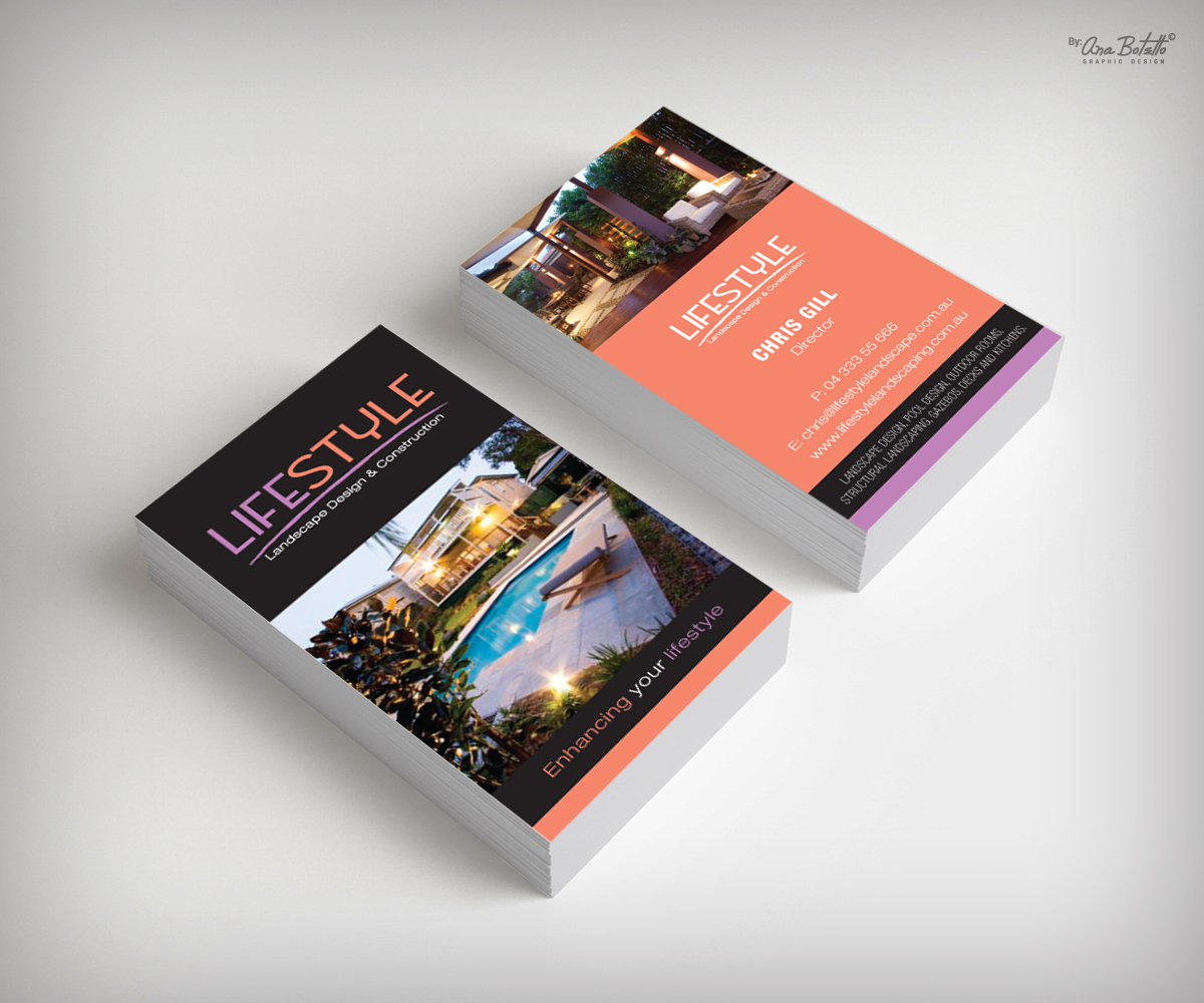 Logo-Design von ABGraphicDesign für Lifestyle Landscape Design & Construction | Design #3806771