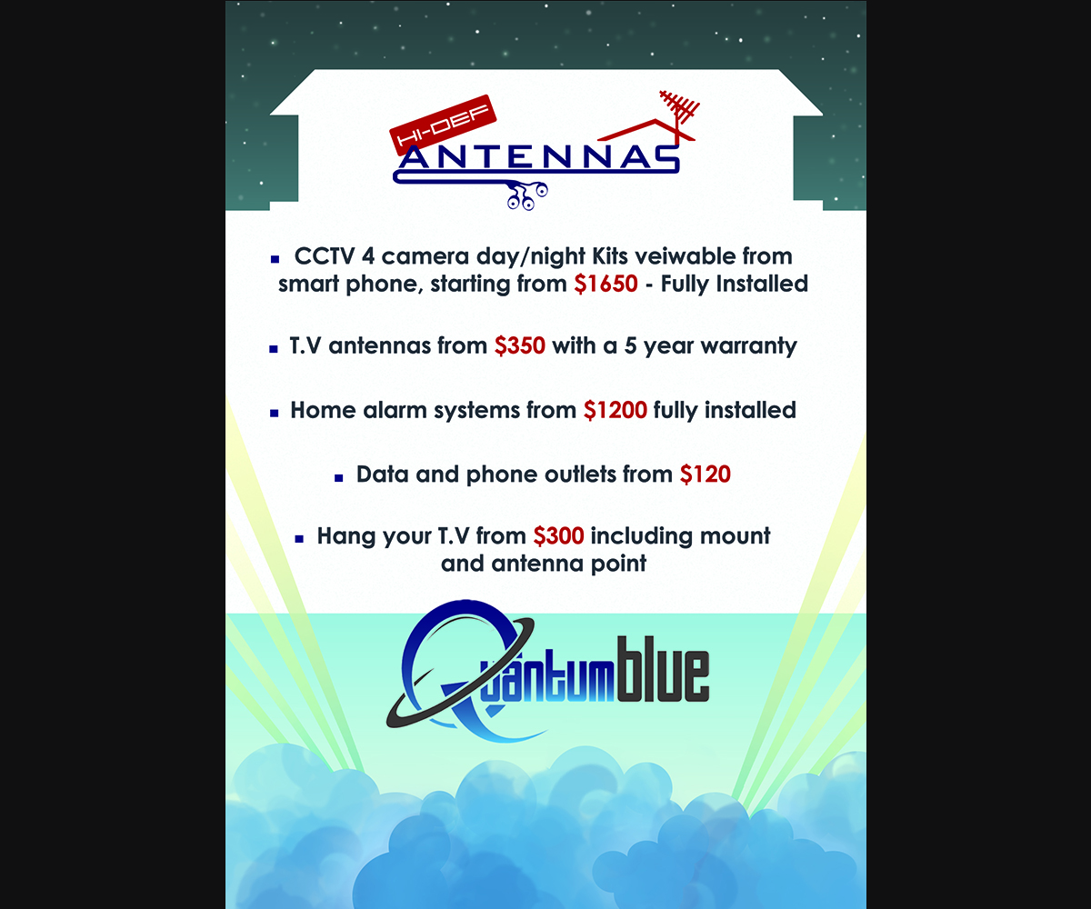 Design de Flyer par JayDraws pour Quantum Blue PTY LTD | Design #3789249
