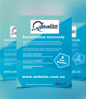 Flyer Design by RyanFlierman for Quantum Blue PTY LTD | Design: #3757857