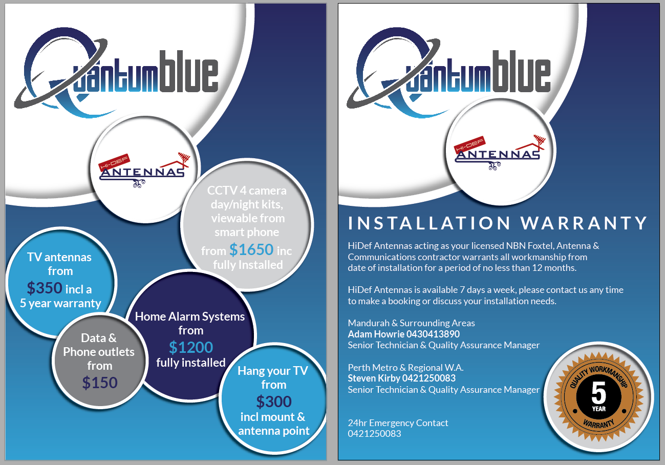 Flyer Design by Raven Designs 2024 for Quantum Blue PTY LTD | Design #3756048