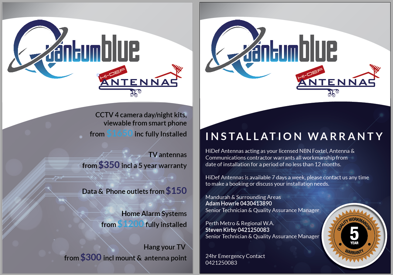 Diseño de Flyer por Raven Designs 2024 para Quantum Blue PTY LTD | Diseño #3758351