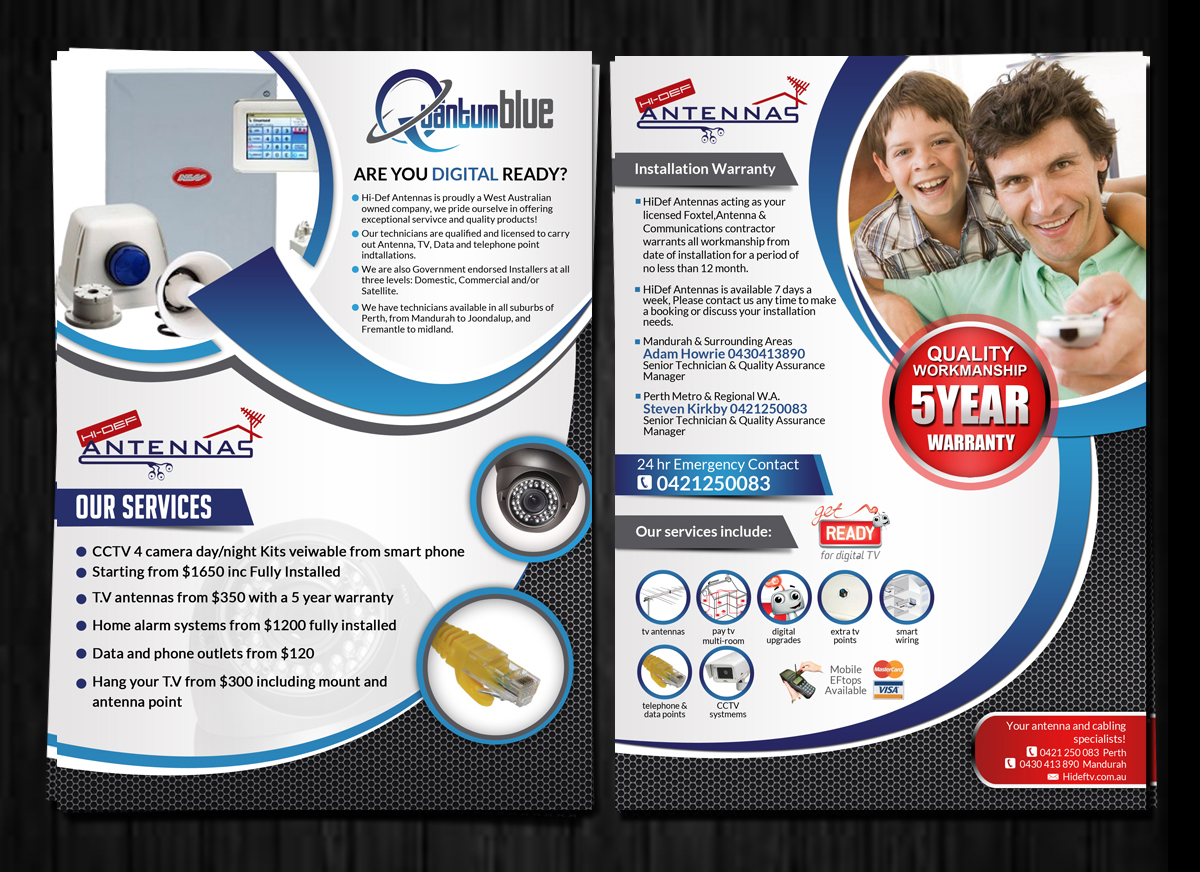 Flyer Design by ESolz Technologies for Quantum Blue PTY LTD | Design #3805042