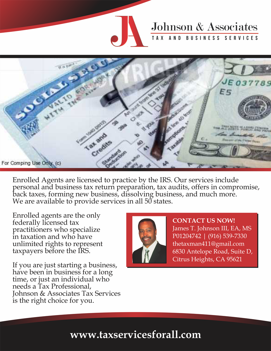 Advertisement Design by barinix for Johnson & Associates Tax Services | Design #3807186