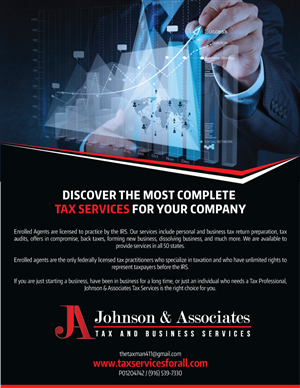 Advertisement Design by JCR for Johnson & Associates Tax Services | Design: #3775277