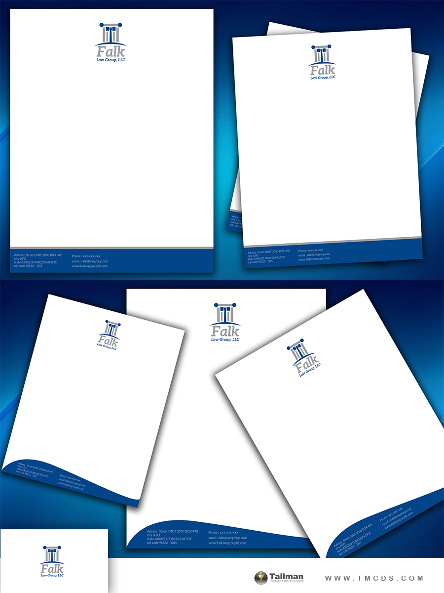 Letterhead Design by Tallman Creative Design Studio for this project | Design #3760326