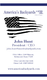 Business Card Design by Conolophusvanes for America's Backyards & Outdoor Living | Design #3768977