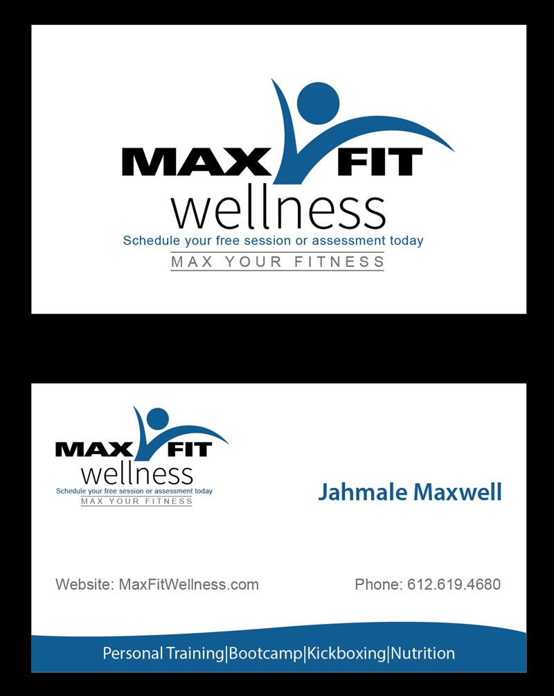Design de Carte Postale par ESolz Technologies pour Max Fit Wellness | Design #3770954
