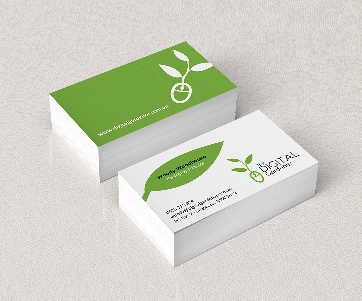 Business Card Design by pecas for The Digital Gardener | Design #3761856