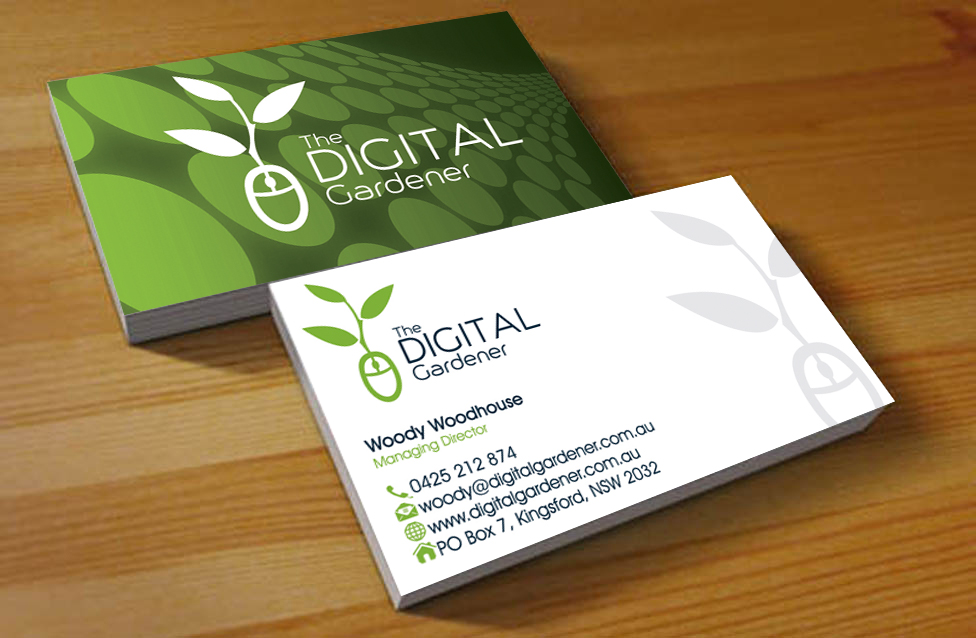 Business Card Design by Hardcore Design for The Digital Gardener | Design #3793662