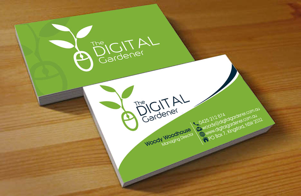 Business Card Design by Hardcore Design for The Digital Gardener | Design #3793671