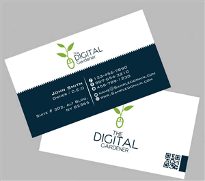 Business Card Design by AwsomeD for The Digital Gardener | Design: #3757314