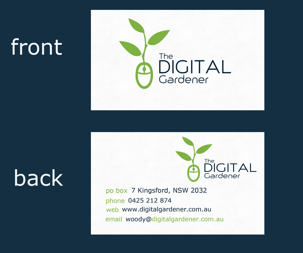 Business Card Design by Sameera_mr for The Digital Gardener | Design #3755103