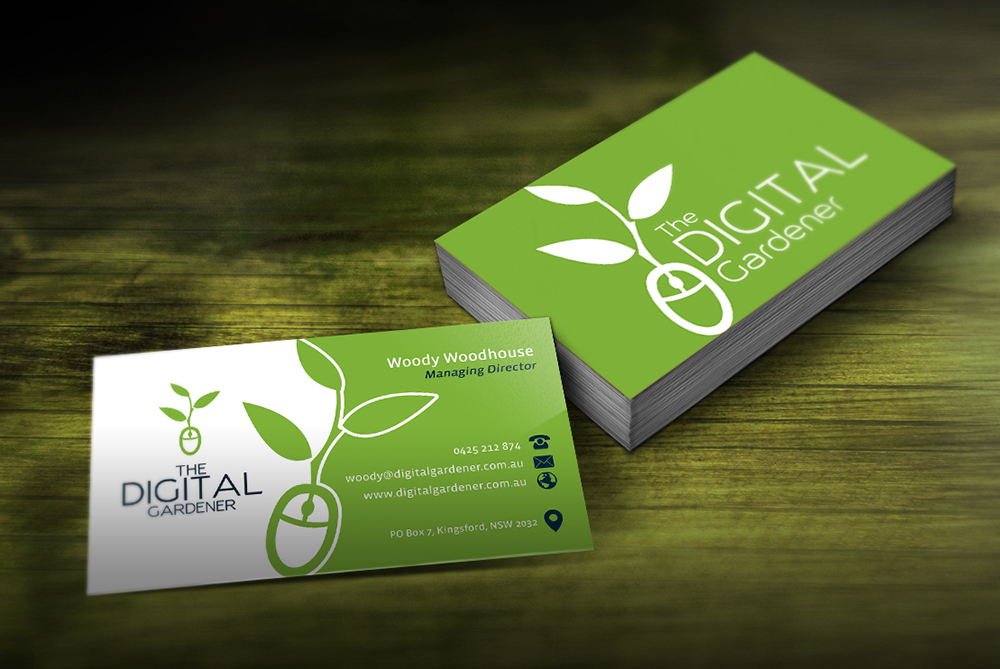 Business Card Design by creationz2011 for The Digital Gardener | Design #3795538