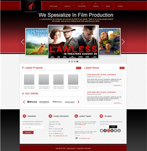 Web Design by mouallem zoheir for Adie Productions | Design: #993316