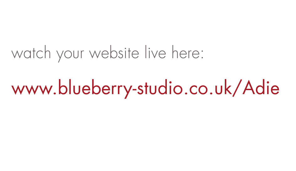 Web-Design von Jack für Adie Productions | Design #994547