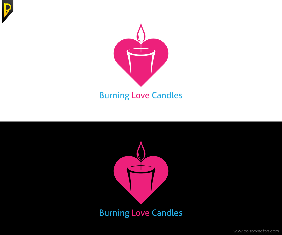Design de Logo par poisonvectors pour Burning Love Candles | Design #3761475