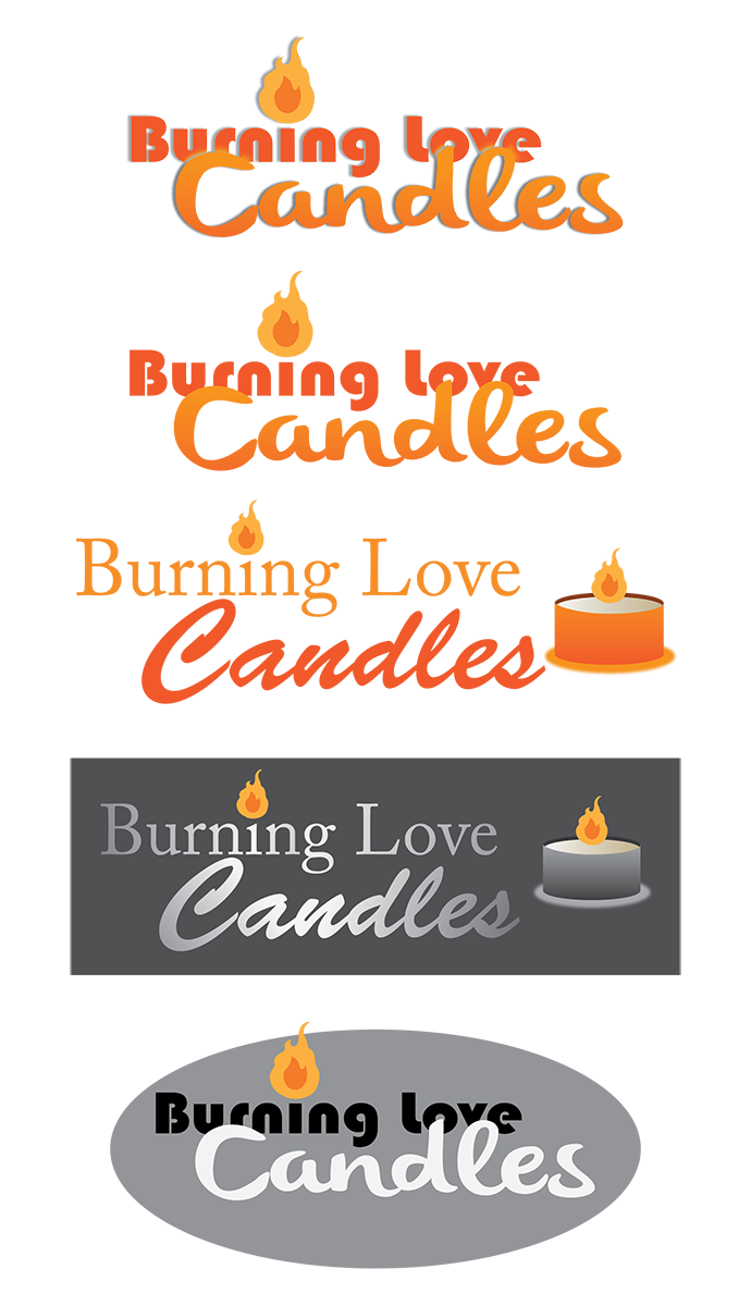 Logo-Design von RoobyDesigns für Burning Love Candles | Design #3764279