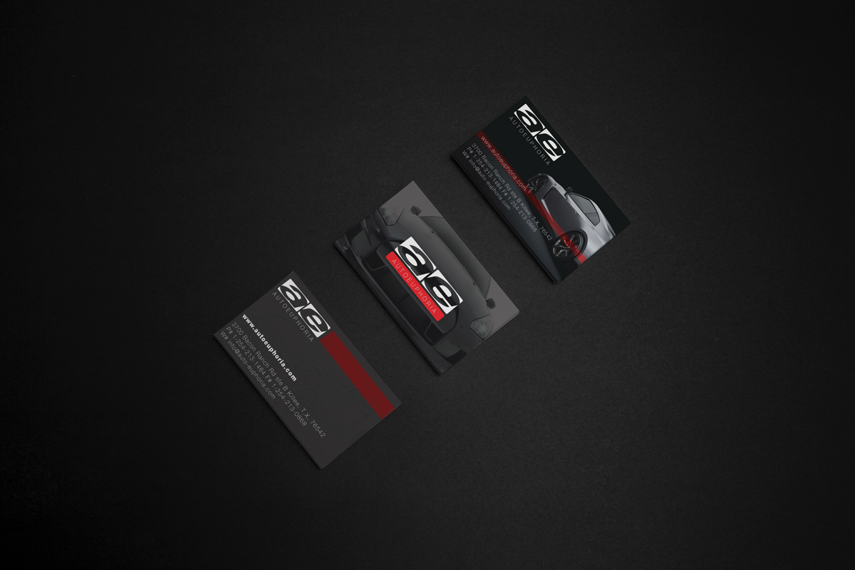 Business Card Design by Expecto.io for Euphoria Auto Works LLC | Design #3764323