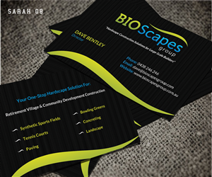 Business Card Design by Sarah Haroon for this project | Design: #3756079