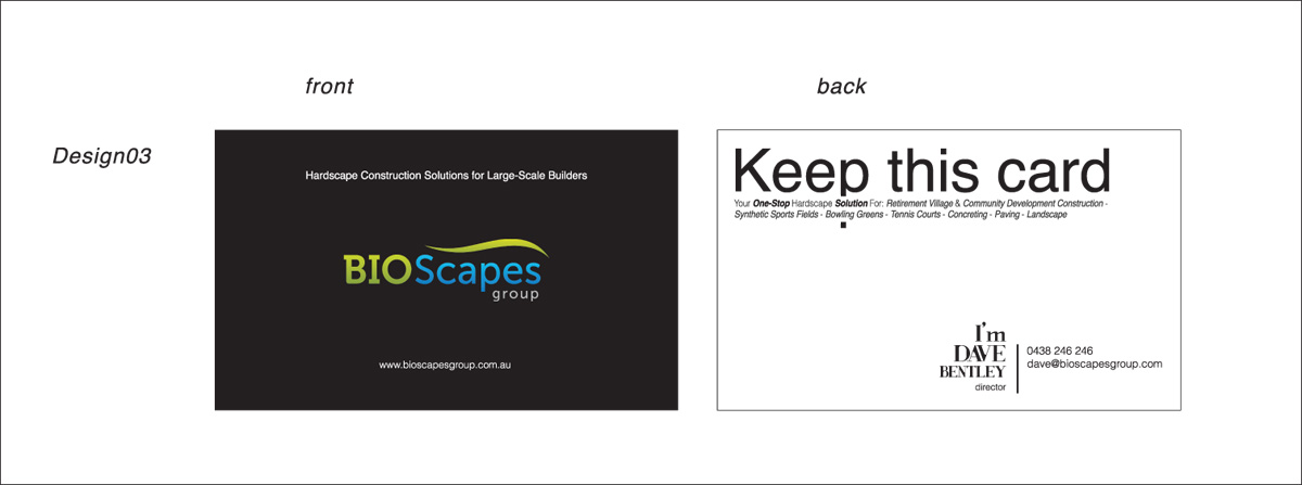 Business Card Design by HannahL for this project | Design #3762901