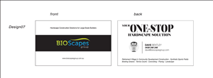 Business Card Design by HannahL for this project | Design: #3762904
