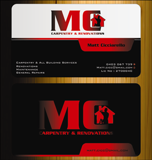 Business Card Design by Imagination for MC Carpentry & Renovations | Design: #3774221