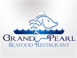 Logo Design by Christine Truter for GRAND PEARL SEAFOOD RESTAURANT | Design: #118890
