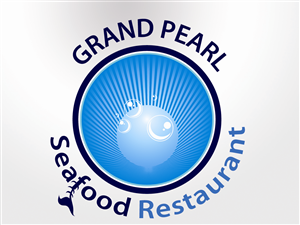 Logo Design by Christine Truter for GRAND PEARL SEAFOOD RESTAURANT | Design: #119326