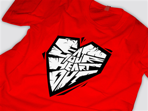 Diseño de Camiseta por Mike Clewer para Eat Your Heart Out LLC | Diseño #1001168